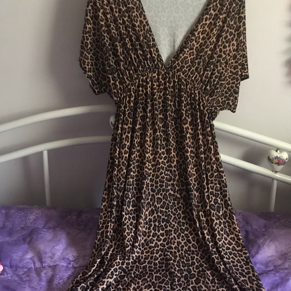 Animal print dress